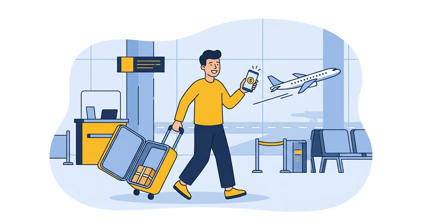 Como ganhar dinheiro a viajar: o método da mala